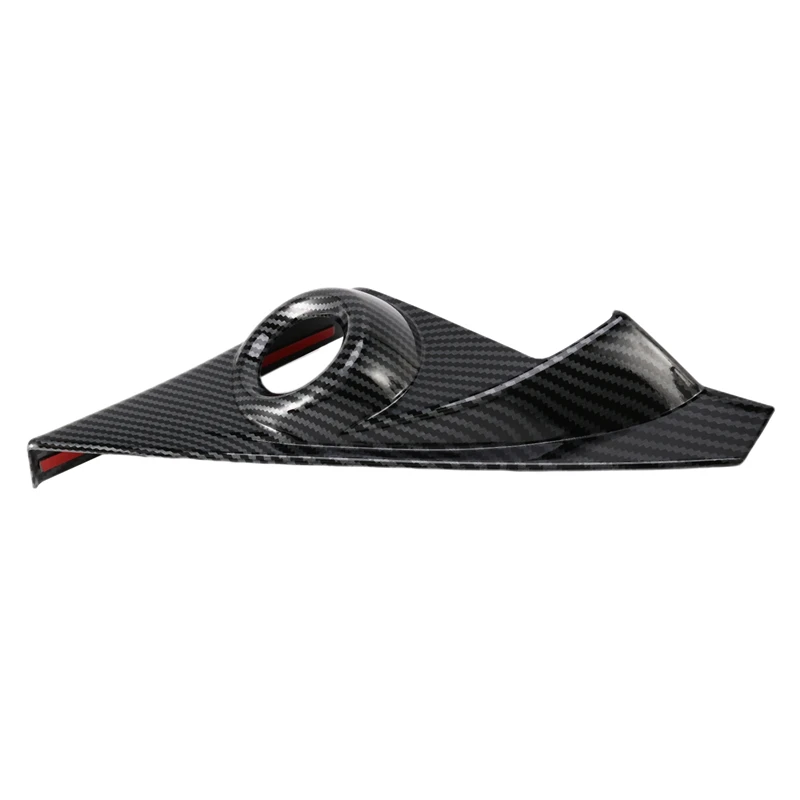 3X ABS Carbon Fiber Interior Front Door Speaker Window A Pillar Cover Trim For Honda Civic 2016-2019 Sedan 10Th Gen 2-Pc image 6