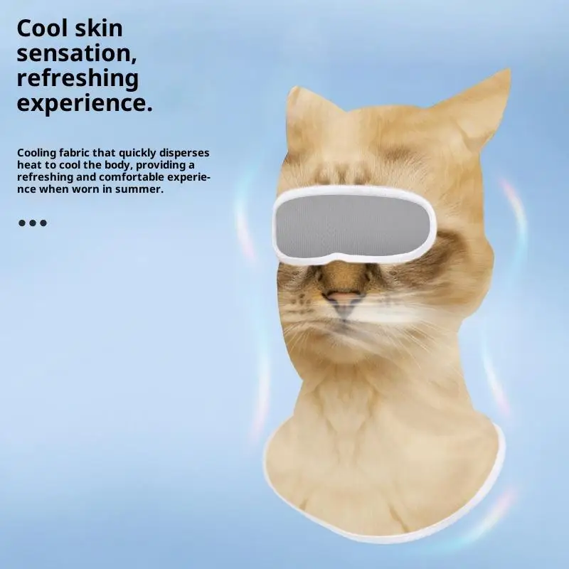 1 قطعة بالاكلافا الحيوان دراجة نارية موتوكروس التزلج على الجليد قبعة ثلاثية الأبعاد القط تزلج بالاكلافا الحيوان الوجه تغطي كامل الوجه هود قناع #5