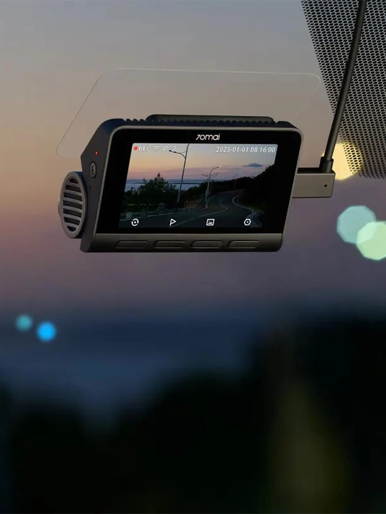 70mai 4K Dash Cam A810S Ultra HD Built-in GPS ADAS Night Vision Auto Record 146FOV Dual HDR Super Capacitor 70mai A810S Car DVR