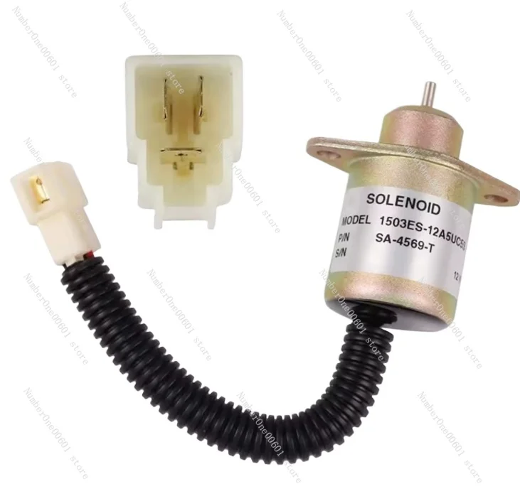 D905 D1005 D1105 V1305 Fuel Shut Off Stop Solenoid 17454-60010 Tractor Engine Repair Parts Kit