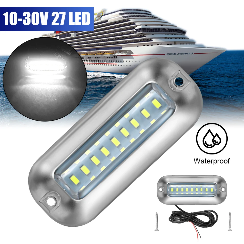 24V 12V Car DRL Lights LED Position Lamps Truck Trailer Lights Waterproof Pontoon Transom Indicator For Boat Yacht Marine Ship