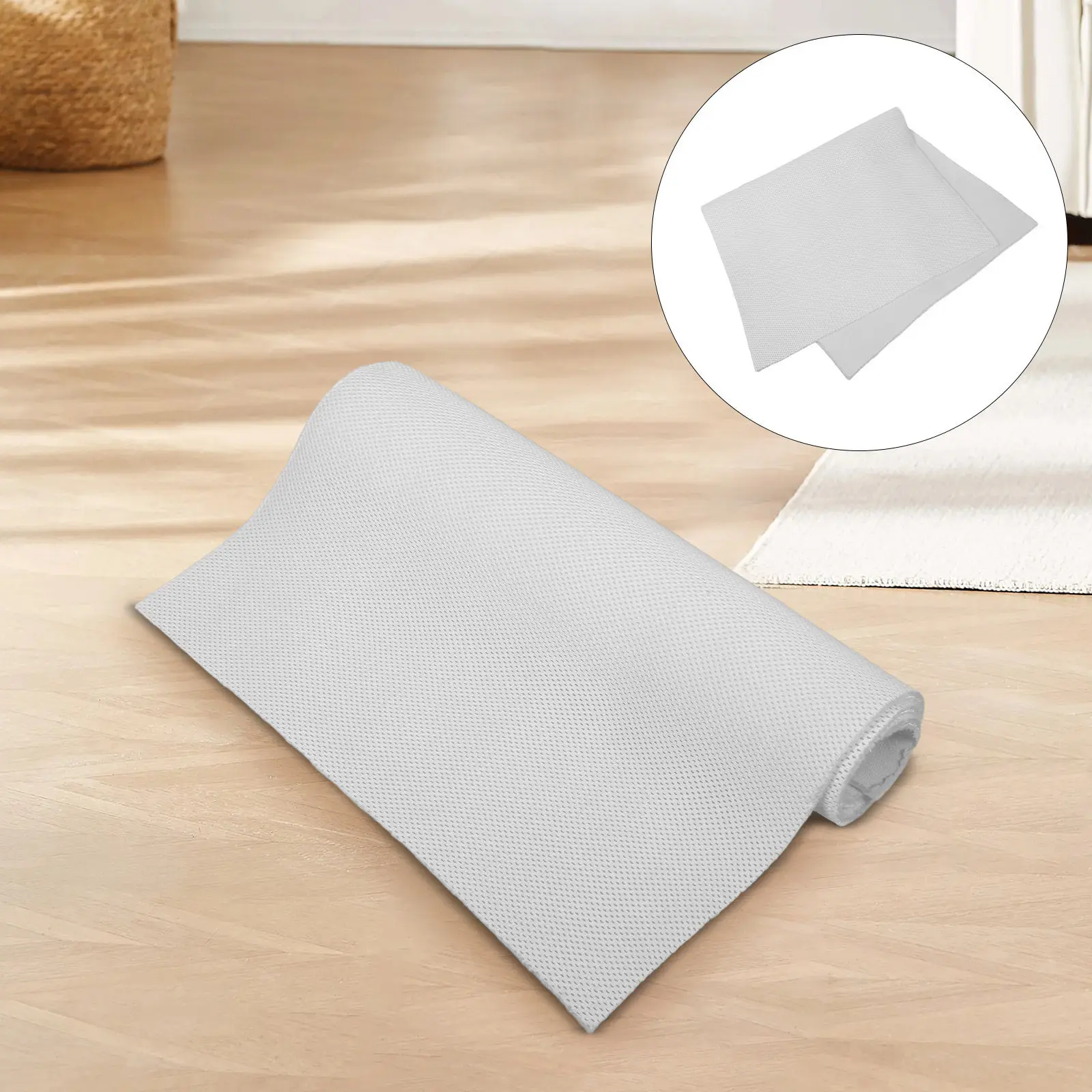 

51x27 Inch Perforated Foam Ironing Board Sponge Pad Breathable Vented Steam Pressing Table Pad Heavy Duty Heat Resistant
