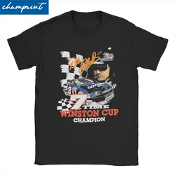 Dale Earnhardt 7 Time Winston Cup Champions T-Shirts Men Women 100% Cotton T Shirt Racing Driver Motorsports Tees Plus Size