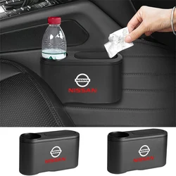 ABS Car Door Side Hanging Trash Can With Water Bottle Holder Trash Bin For Nissan Nismo Tiida Teana GTR Juke Note Micra Patrol