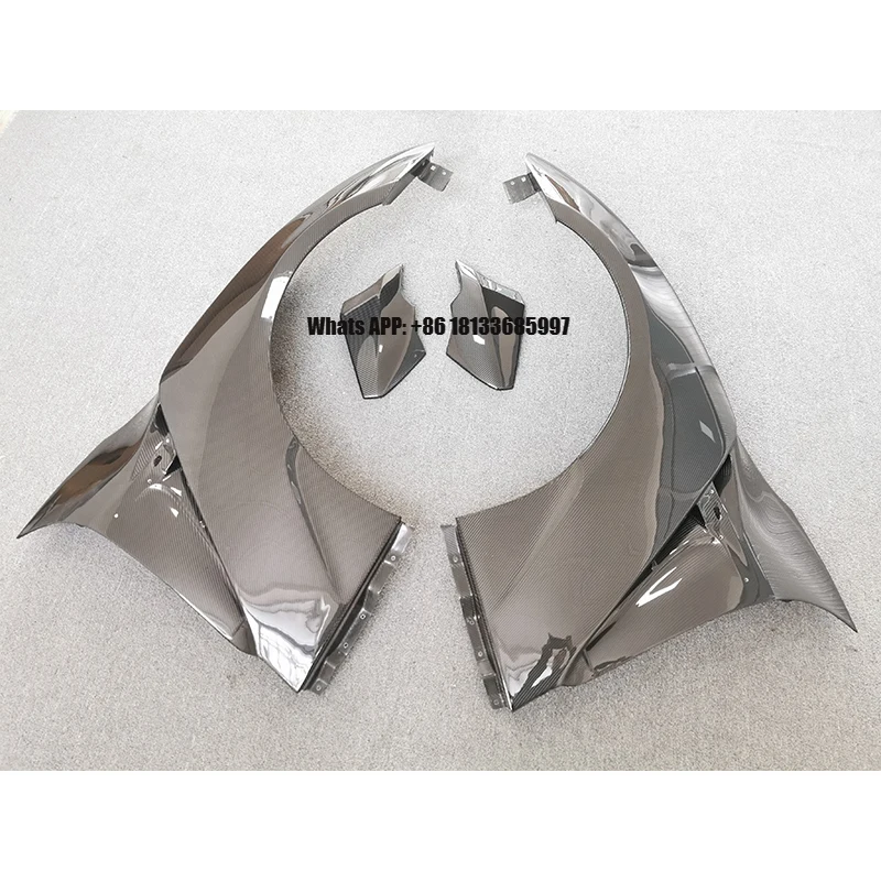 

Карбоновые передние крылья Vari 2019 Ver Style (полукарбон) для Nissan GTR R35 2008-2019