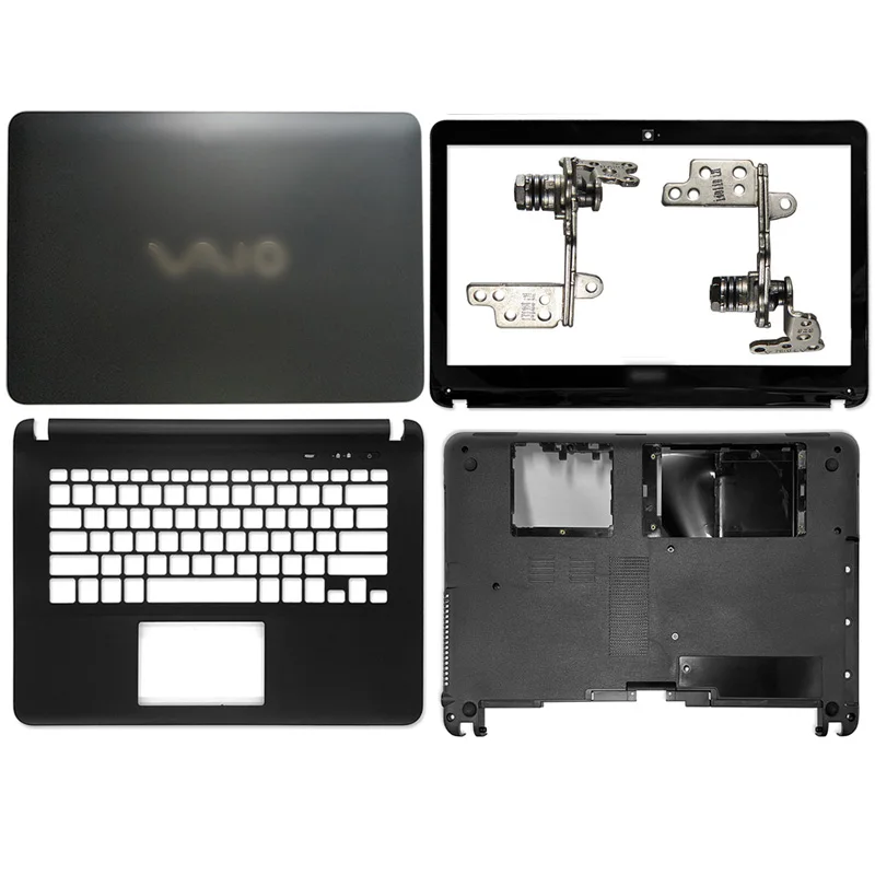 

For Sony SVF142 C29L A26T SVF143 A1QT A1RT A23T 29T 26SCW Laptop LCD Back Cover/Front Bezel/Hinges/Plamrest/Bottom Case No-Touch