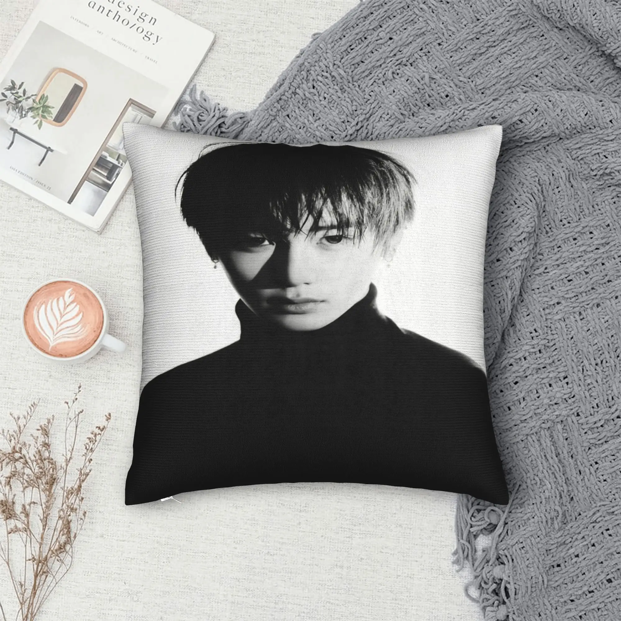 Ald1 Members Pillow Cover  Soft Cushion Cover Morden Pillow Case For Chair Sofa Home Decor