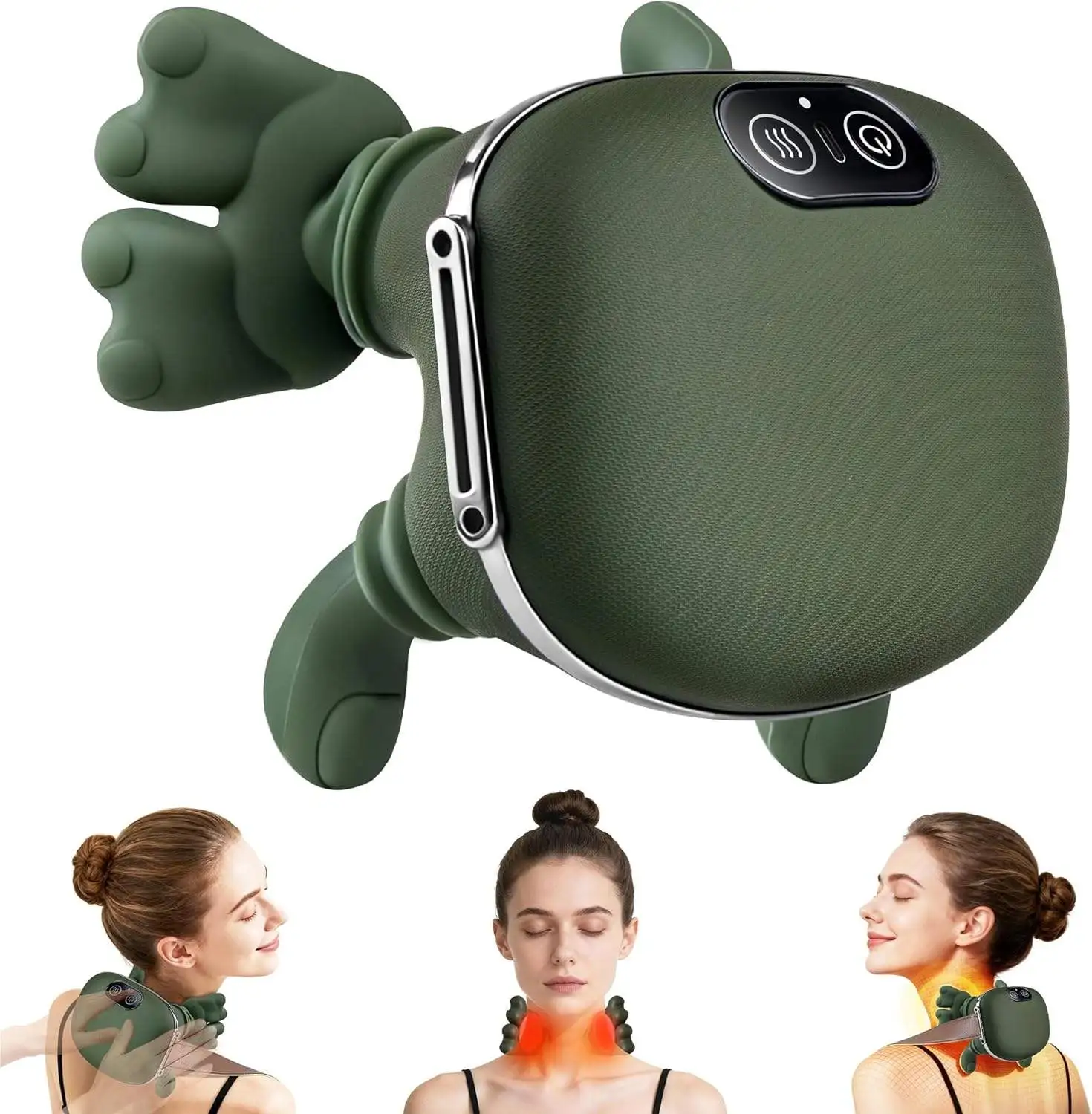 

Shoulder and Neck Massager with Cervical and Trapezius Focus Kneading & Heating 3 Levels of Massage 2 Modes