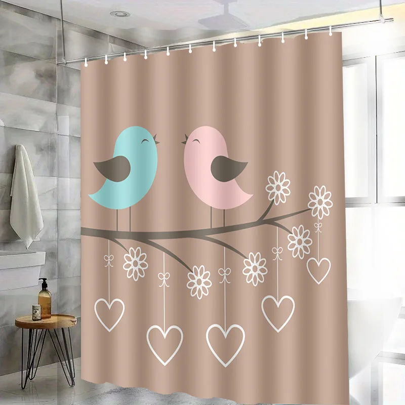 

Cartoon heart-shaped bird