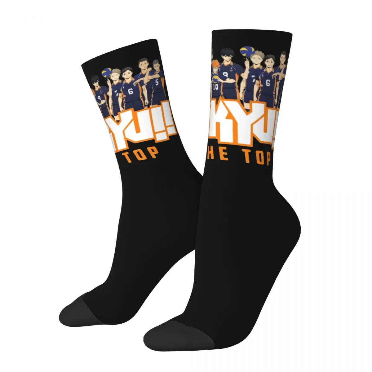 Haikyuu Volleyball Kuroo Tetsurou Kozume Kenma Anime cosy Unisex Socks,Outdoor Happy 3D printing Socks,Street Style Crazy Sock