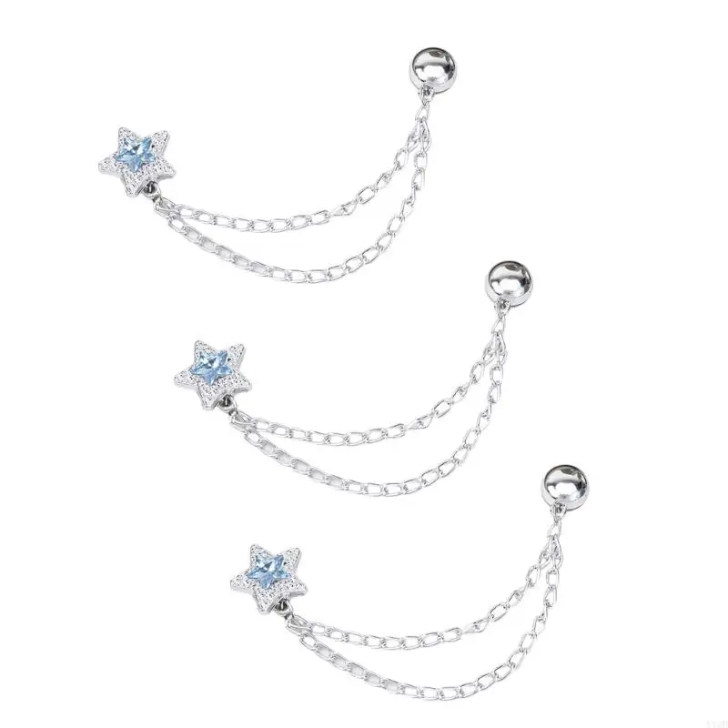 Fissante a clip per pantaloni per pantaloni magnetici