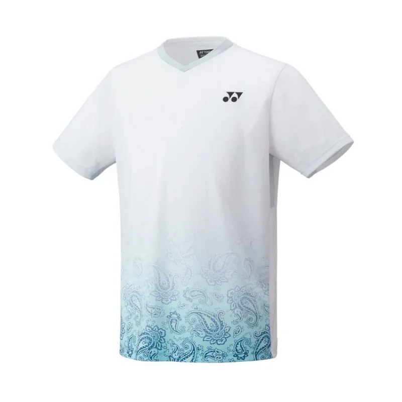 

Yonex 2024 Summer New Badminton Suit Competition Training Suit Quick-drying Breathable Sweat-absorbent Short-sleeved T-shirt