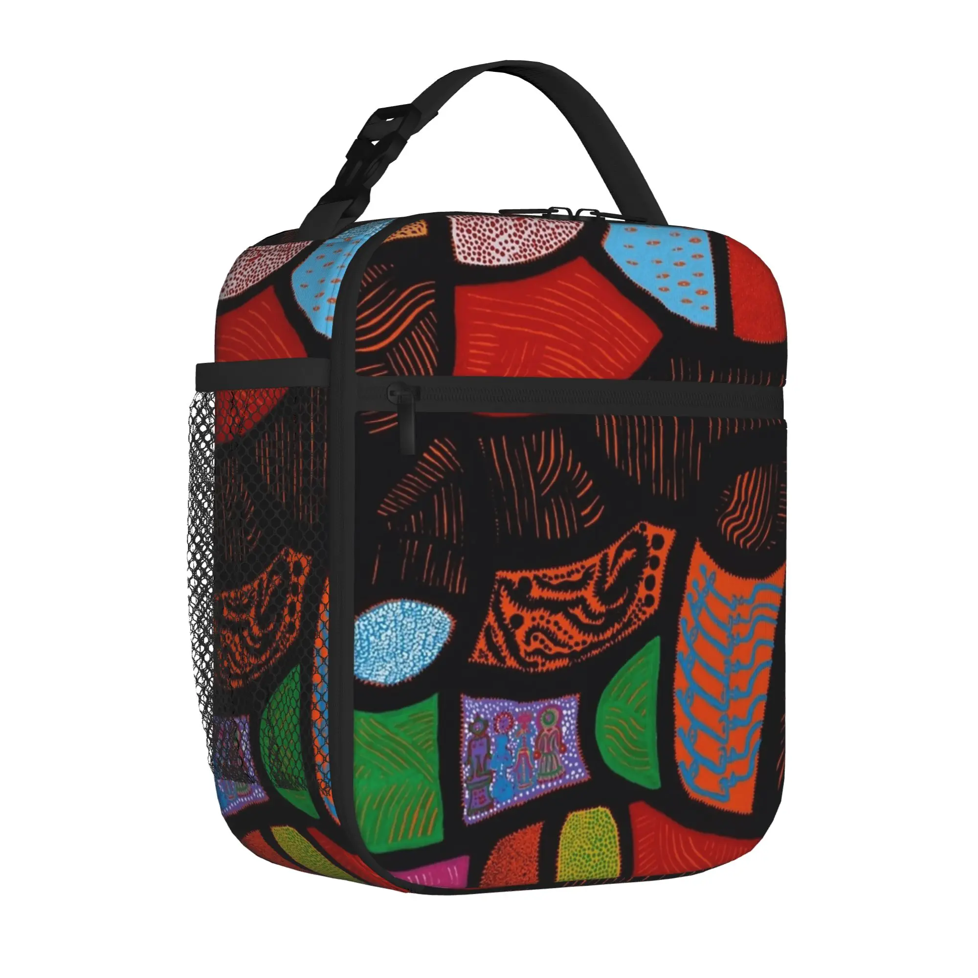 Y-Yayoi Kusama Thermal Insulated Lunch Bag for Picnic  Portable Food Bag Container Thermal Cooler Lunch Boxes