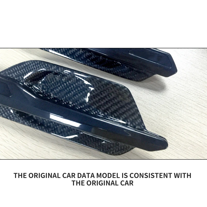 لسيارات BMW 2 سلسلة ألياف الكربون درابزين 1 زوج استبدال نوع ألياف الكربون الجانب الحاجز أجزاء خفيفة الوزن صلابة قوية الحاجز #4