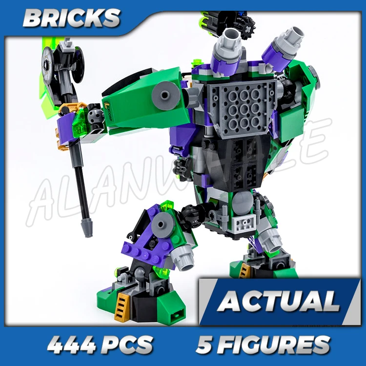 

444pcs Super Fighter Luthor Mech Takedown Escape pod Glider Energy Infusers 10843 Building Kits toy Compatible With Bricks