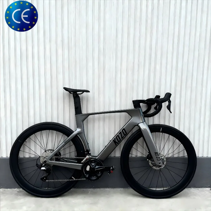 

Шоссейный велосипед 105 Di2 24 скорости, карбоновый, с гидравлическими дисковыми тормозами, легкий, для гонок, с электронным переключением передач, профессиональный