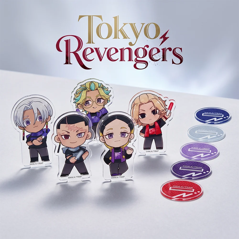 Tokyo Revengers Live Ver 10CM Double Sided Acrylic Stand Keychain 2026 New Anime Stand Hanagaki Sano Desktop Decor Gift For Fans
