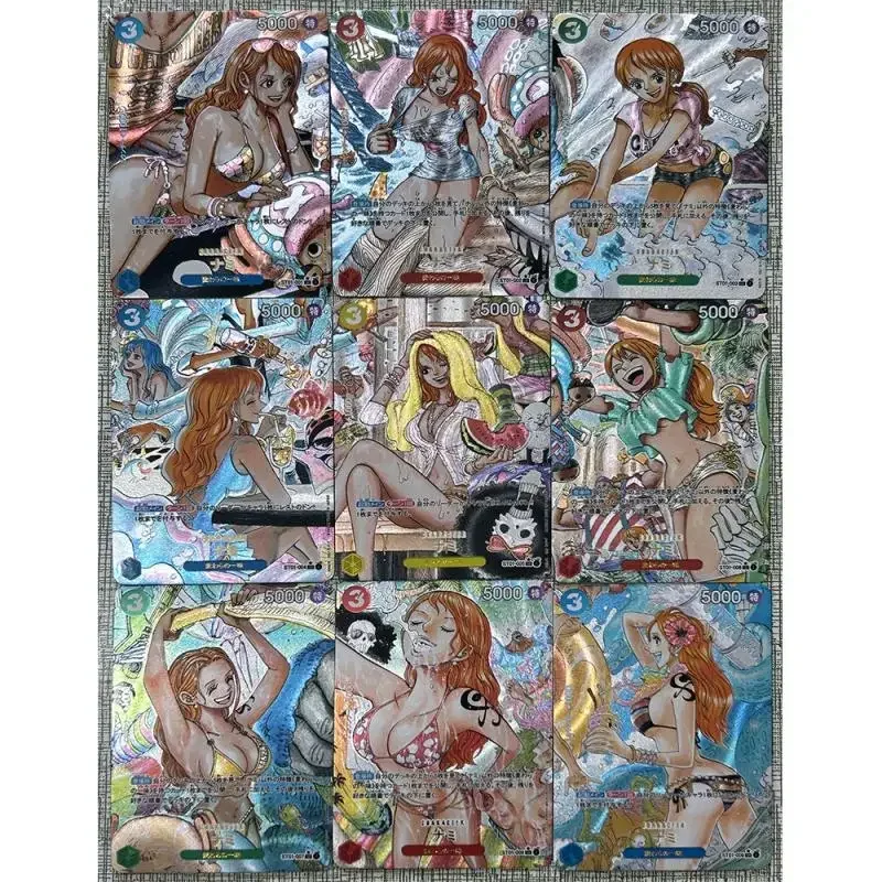 Anime Goddess Story DIY ACG ONE PIECE gra stołowa Zabawki dla chłopców Robin Vivi Hancock Nami karty kolekcjonerskie Prezent urodzinowy