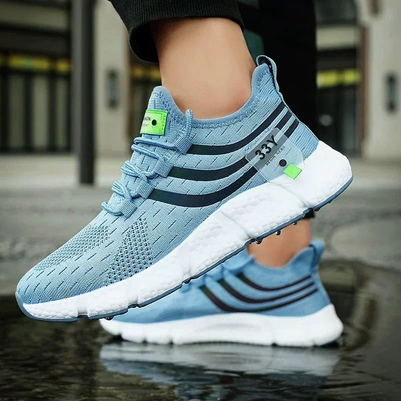 Men\'s Shoes Outdoor Sports Shoes Sneakers Light Walking Shoes Mesh Breathable Casual Fashion Running Shoes For Women Tenis Shoes