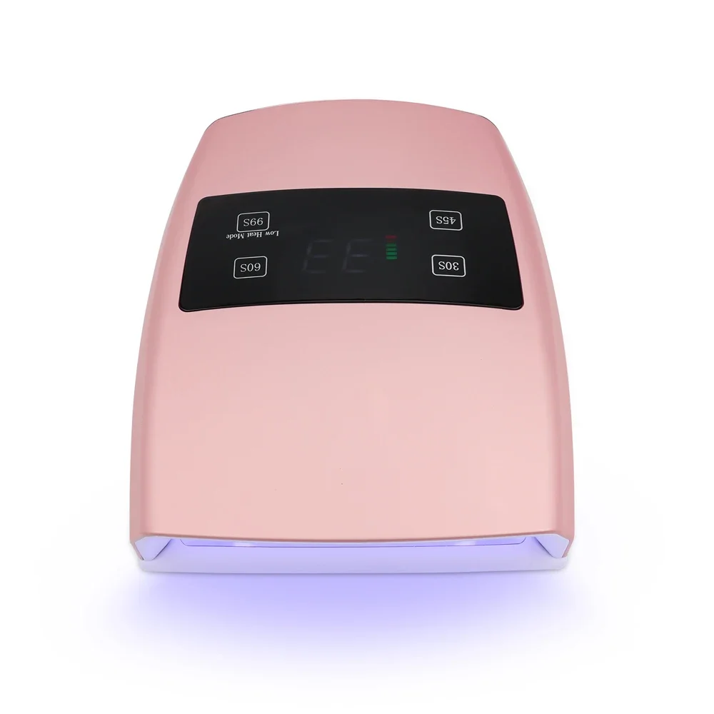 Professional 96W High Watts Cordless Rechargeable LED UV Dryer Nail Lamp Removal Base Plate For Convenient Salon Foot Care Use