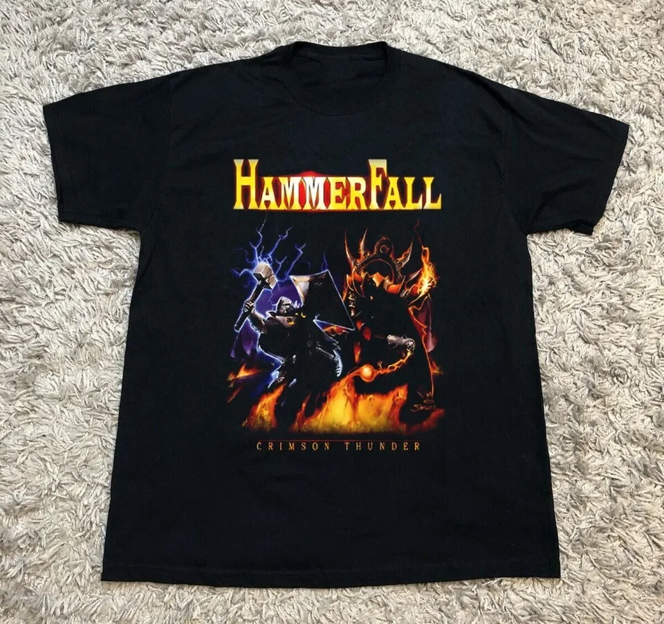 NEW Hammerfall Band Gift For Fan Black All Size Gift Shirt