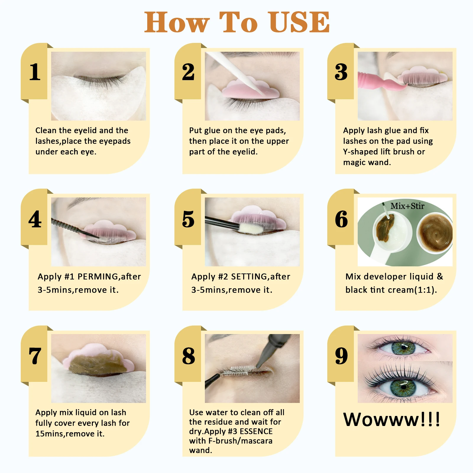 ロマンサ 4 in 1 ラッシュリフト＆ティントキット インスタント フラッ エラッシュリフト ブロウラミネーションキット ファストブロウティント＆ボリュームメイクアップツール