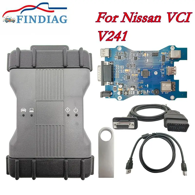 

V241 для NISSAN VCI WIFI OBD2 Автоматический сканер Поддержка Nissan для Infiniti Can Line после 2005 года Автомобильные диагностические инструменты