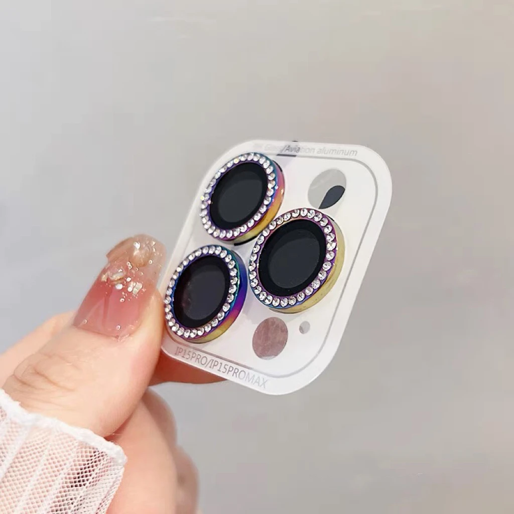 Luxury Diamond Camera Protector for iPhone 17/16/15