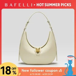 BAFELLI 2026 NEW WOMEN'S HANDBAG CAT SERIES GENUINE LEATHER LUXURY BRAND FASHION STYLE SHOULDER HOBOS LARGE SIZE BAGS FEMALE