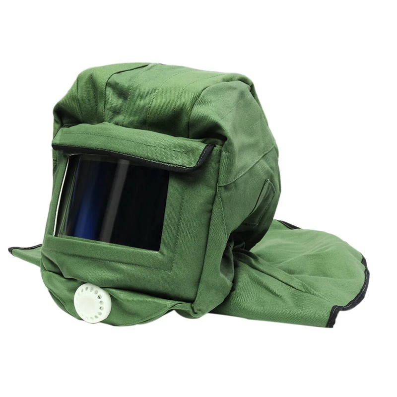 

Retail Canvas Sand Blasting Hood Cap Shawl Cap Sandblaster Mask Anti-Dust Hood Protective Gear Mask