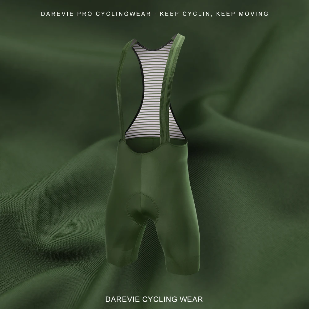 DAREVIE Heren Fietsbroek Seamless 2.0 PRO Level Heren Fietsbroek 6H 500KM Rit Heren Fietsbroek met Bretels 4-weg Stretch - afbeelding 1