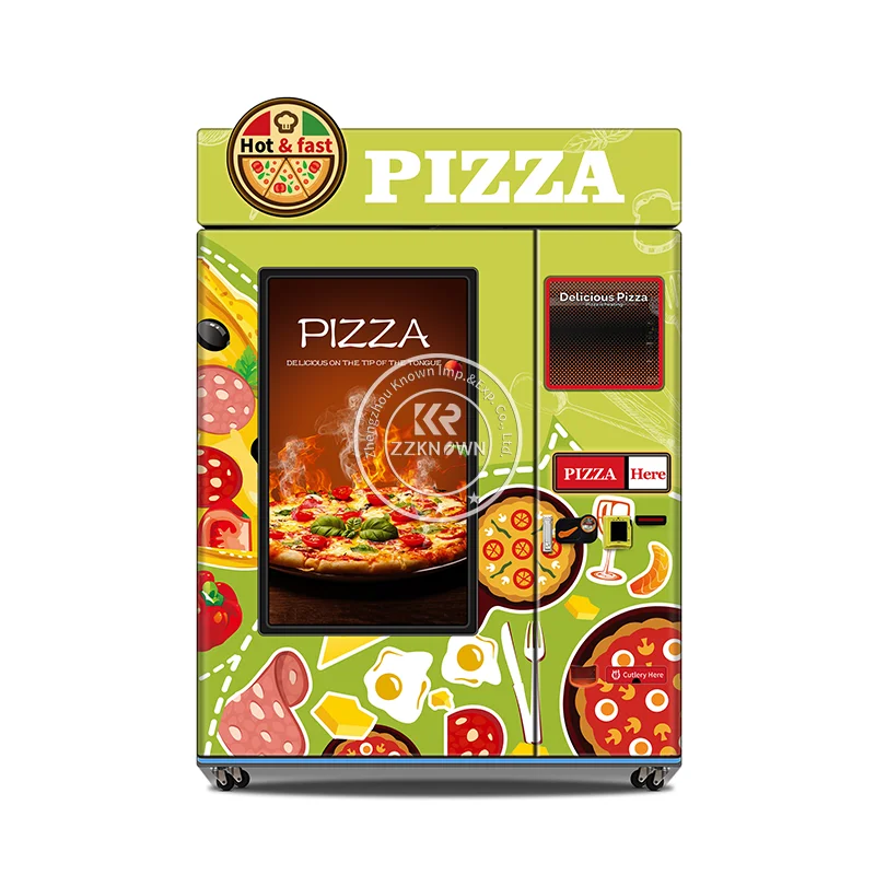 Commercial Outdoor Eerection Robot Pizza automat voll automatic Fast Food Fully Automatic Pizza Vending Machine For Sale