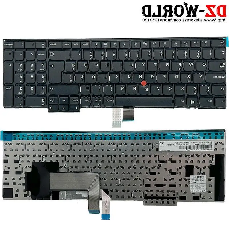 EE Estonian Keyboard for Lenovo Thinkpad P50S T560 W540 T540P W541 T550 W550S L540 L560 L570 Laptop 04Y2385 00PA612 01AX647