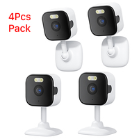4pcs-Pack Mini WiFi Smart Home Security Camera 5MP / 2MP / 8MP 4K  Ai Motion Detection O-KAM Pro App & Support Alexa Google