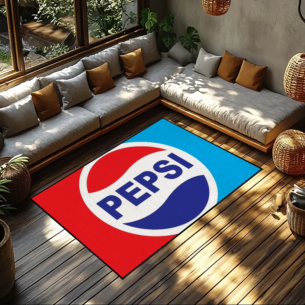 Fashion P-pepsi Art Cool small carpet For House Bedroom Decoration Kitchen Bath Super Absorbent Rug Carpet Foot Non-slip