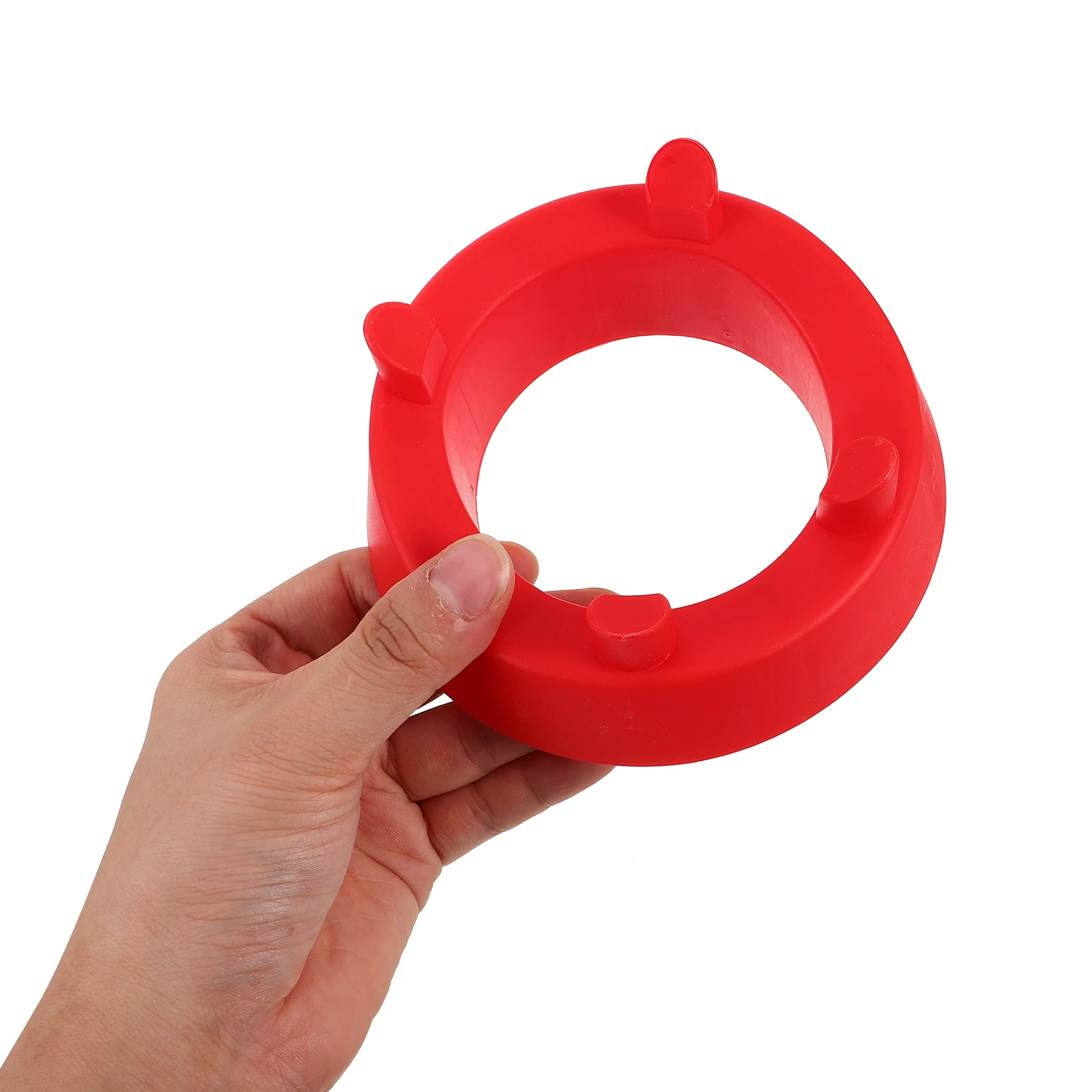 2 pezzi base per palloni calcio basket supporto rack organizzatore aiuti per l'allenamento display supporto in PP posizionamento scaffale accessori per palloni da calcio
