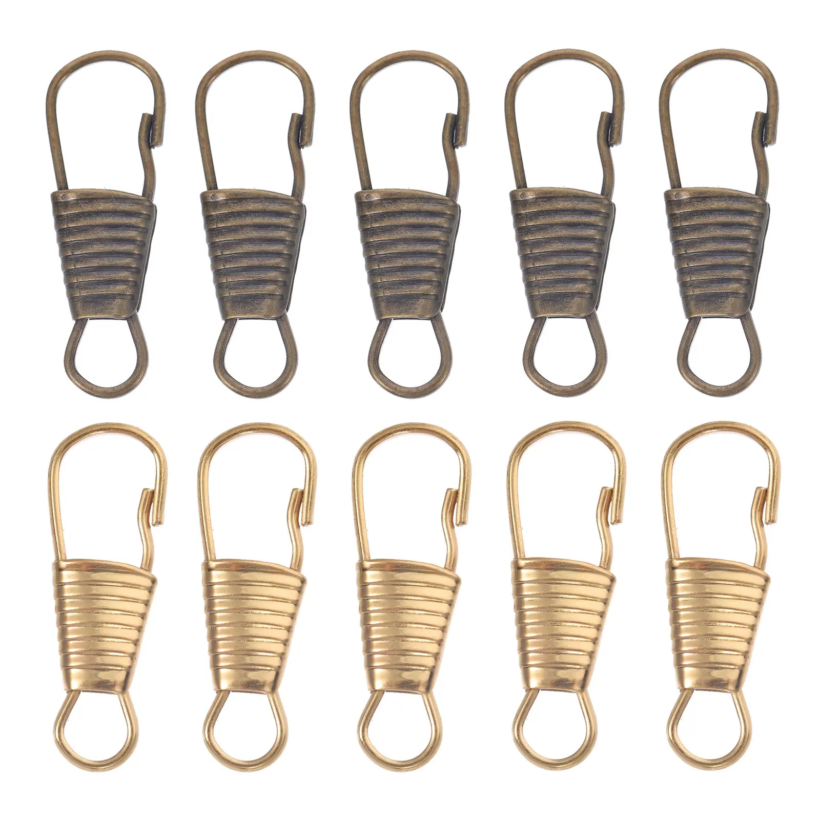 10Pcs Detachable Zipper Pulls Handle Repair Kit Fine Workmanship for Backpack Suitcase Zipper Fixers Extender