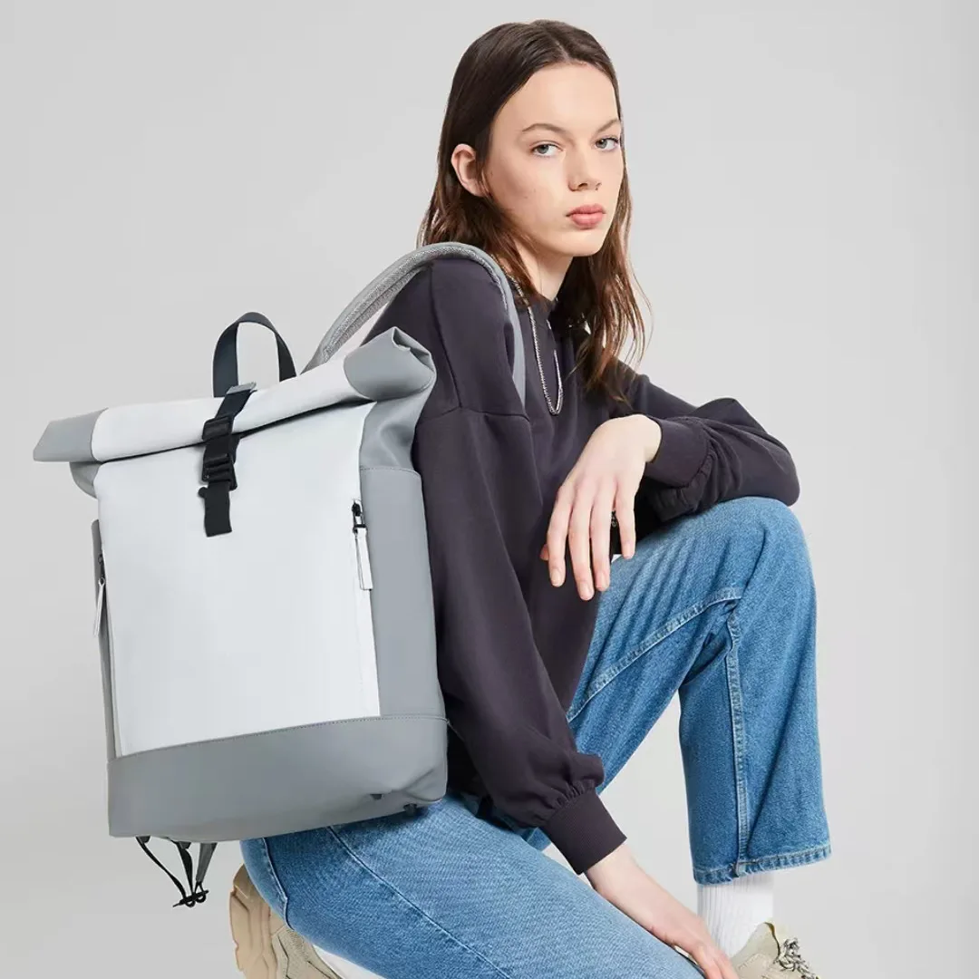 حقيبة كمبيوتر نوردك غاستون لوجا للطلاب مقاومة للماء ذات سعة كبيرة مقاس 3 بوصة بغطاء قابل للف وحزام كتف مزدوج من قماش أكسفورد #2