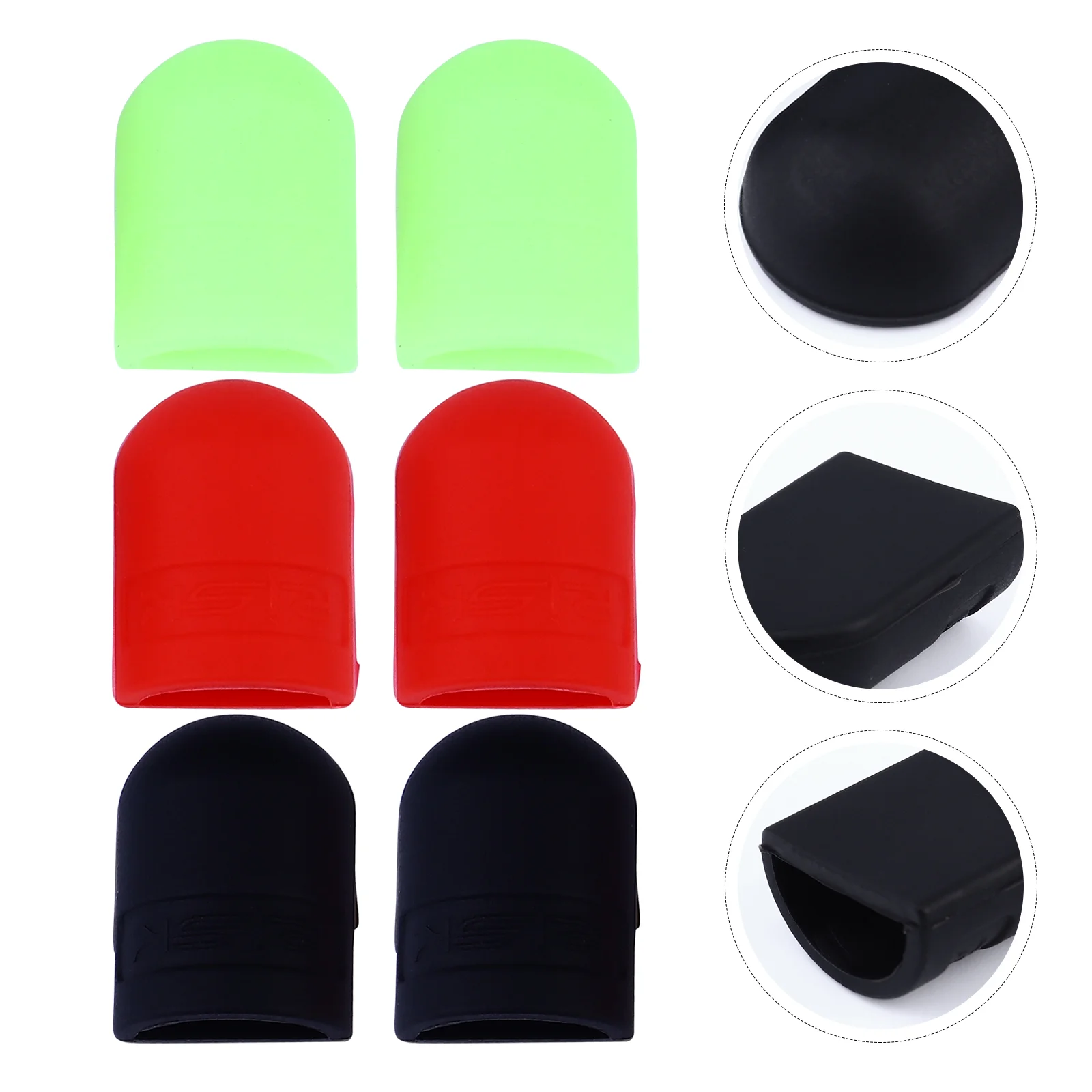 

6 Pairs Brake Lever Cover Handle Silicone Cap Handles End Bike Accessories Sleeve Silica Gel Tools