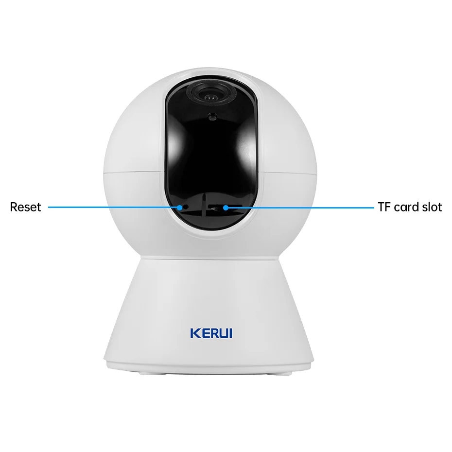 Kerui-tuya-ミニwifiカメラ,IP屋内cctv監視カメラ,自動追跡,ワイヤレス,ホームセキュリティ,uhd,5mp,8mp,4k