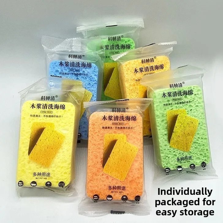 

Кухонная губка Bru, хлопковая деревянная губка для весла, волшебная маслостойкая чистящая ткань, губка Aae, бытовой инструмент для депиляции