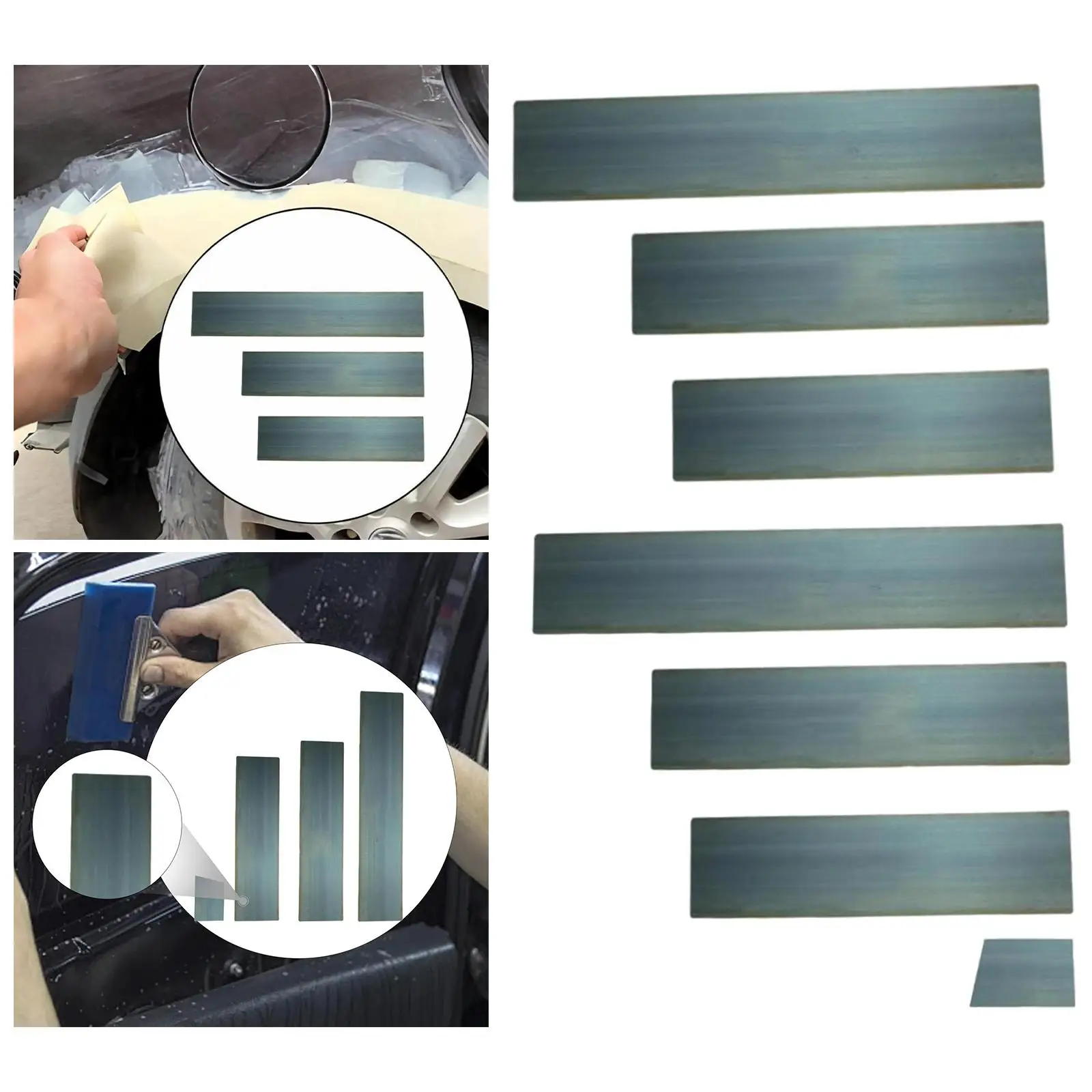 

7 Pieces Car Body Filler Spreader for Painting DIY Filler Putty Glazing