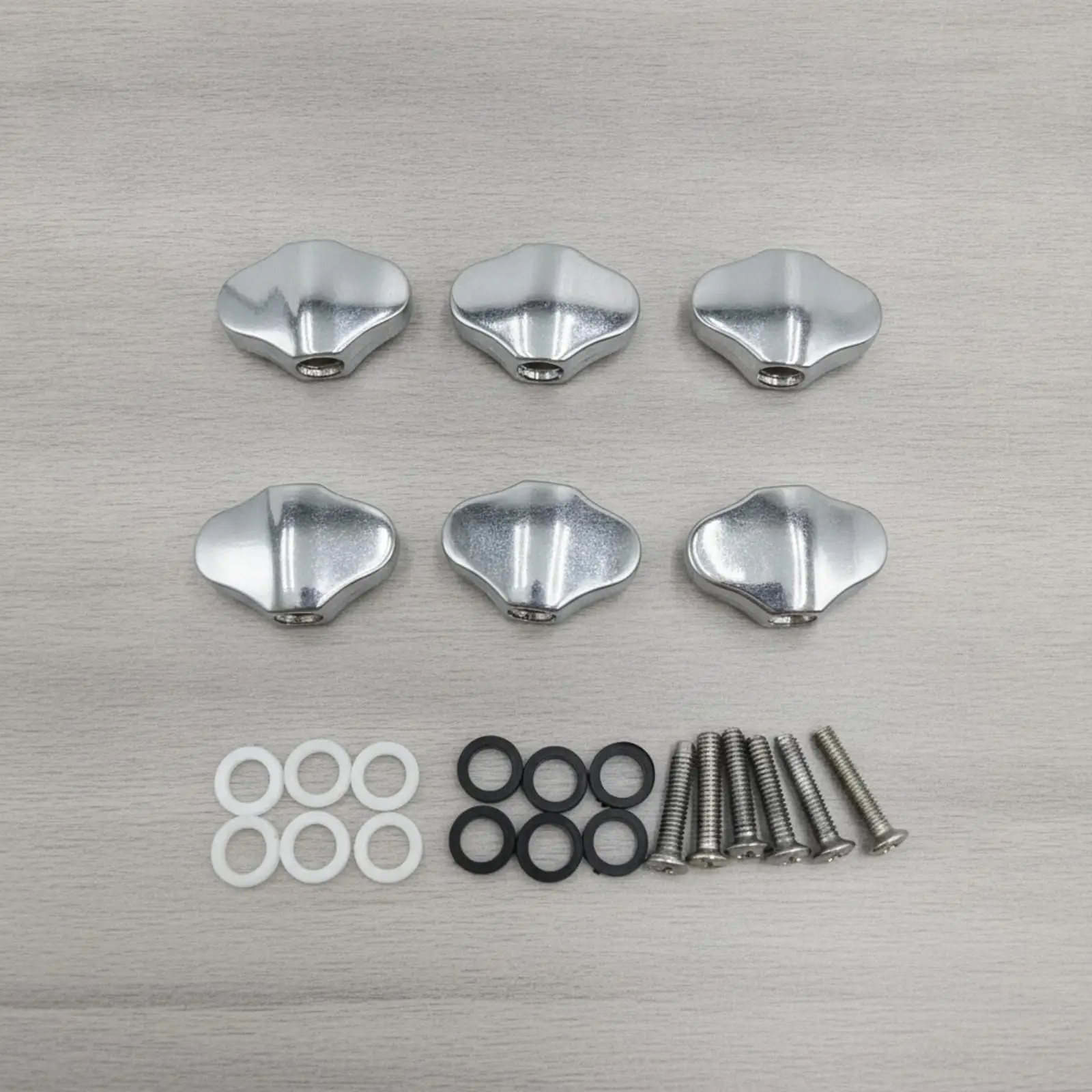 Elegant Flower Design Tuning Peg Handles Zinc Alloy Guitar Knobs with Screws for Guitar Tuning Device Acoustic Electric