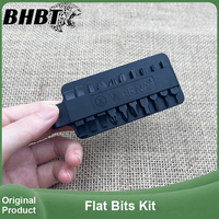 BHBT 10PCS/Set Double-Headed Flat Screwdriver Bit S2 Alloy Steel Accessory Kit for NexTool Pocket Tool E1 Captain Multi Tool