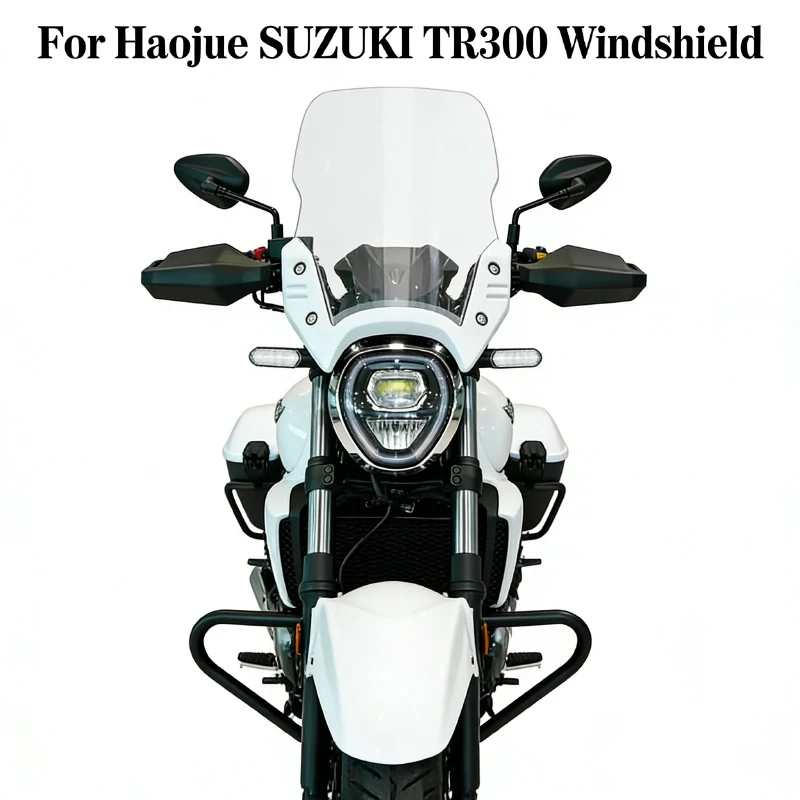 

For Haojue SUZUKI TR300 Windshield Chest Protection Windproof Modification Accessories Front Windshield Windscreen