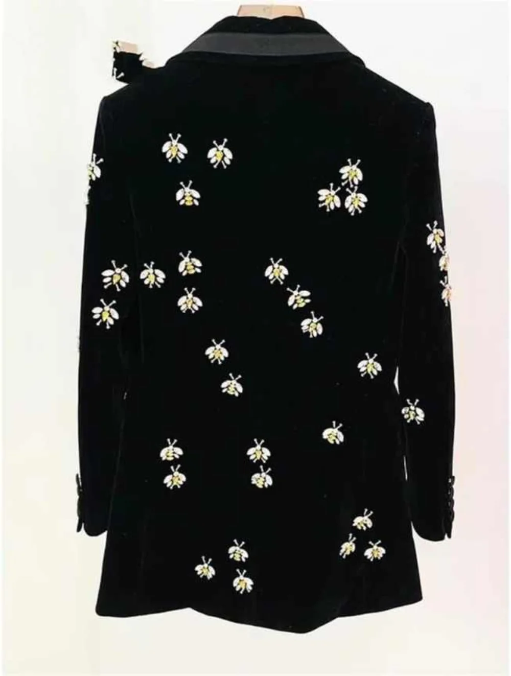 Exquisite Women's Suits 2 Pieces Jacket Pants Single Breasted Jewelry Crystals Prom Leisure Office Wear Customized