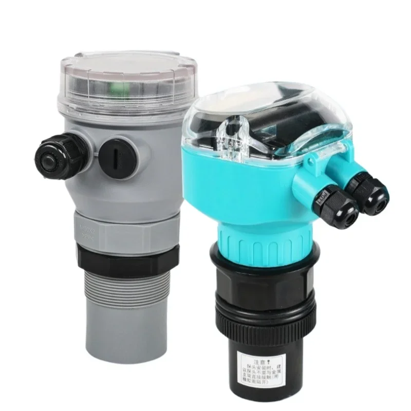 Ultrasonic level gauge, integrated split level transmitter, ultrasonic level gauge
