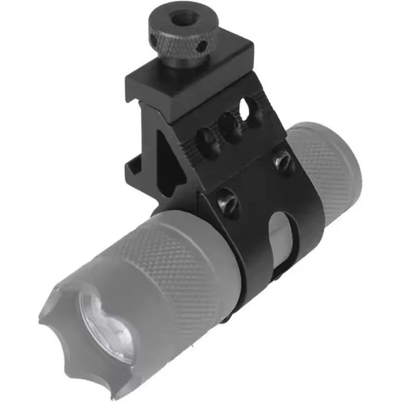 25,4mm Taktische Rohrklemme Schnellverschluss Offset-Taschenlampenhalterung Picatinny-Schiene 45-Grad-Zielfernrohrmontage Jagdzubehör – Detail 2