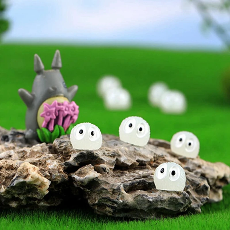 تماثيل حديقة بومة صغيرة ، منمنمات ، ديكور حيوانات ، توهج في الظلام ، حديقة ، دجاج عيد الفصح