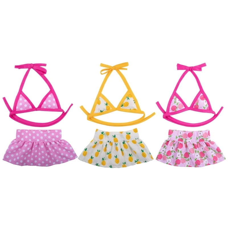 Fashion Puppy Swimsuit 2-Pieces Swimming Wear Skirt Dogs Summer Dress Clothes